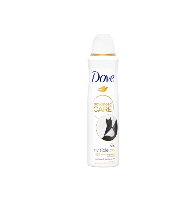 Antiperspirant Deo Advanced Invisible Dry Dove 150 ml